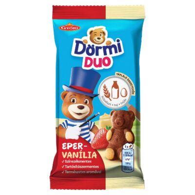 Győri édes Dörmi duó vanília & eper 30 g