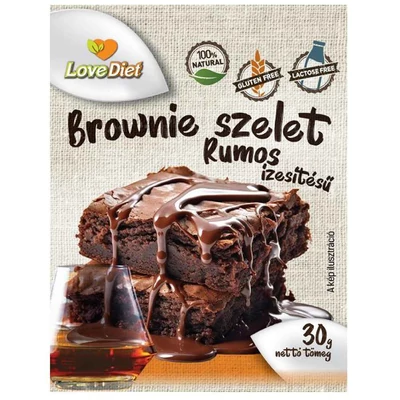 LOVE DIET BROWNIE GM+LM 30.GR RUM IZU
