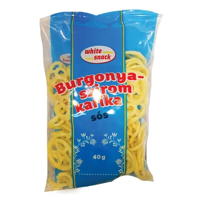 White snack burgonyaszirom 40 g sós