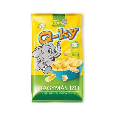 Gluténmentes extrudált kukoricapehely hagymás-tejfölös ízesítésű 50 g