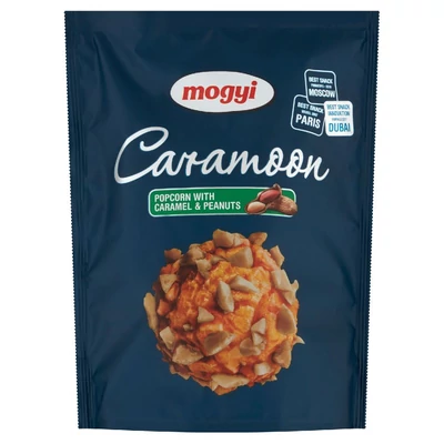 Mogyi Caramoon édes földimogyorós cukormázzal bevont pattogatott kukorica 70 g