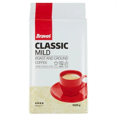 Bravos Classic Mild őrölt kávé 1 kg