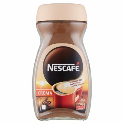 Nescafé Crema instant kávé üveges 200 g
