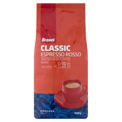 Bravos kávé szemes classic espresso rosso 1 kg
