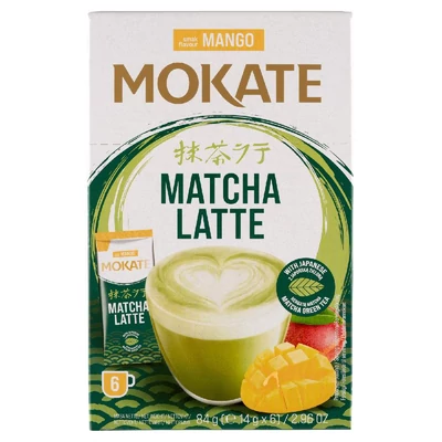 MOKATE CAPPUCCINO MATCHA LATTE 6*14.GR MANGO