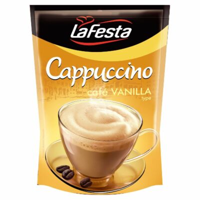 La Festa  Vaniliás Cappucino instant kávéital utántöltő 100 g