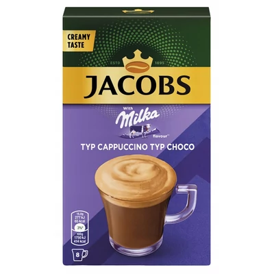Jacobs instant cappucino milka 8*16,5 g