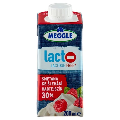 Meggle UHT laktózmentes habtejszín 30% 200 ml