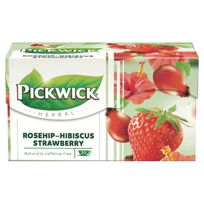 Pickwick Csipkebogyó-Hibiszkusz-Eper 20*2,5 g