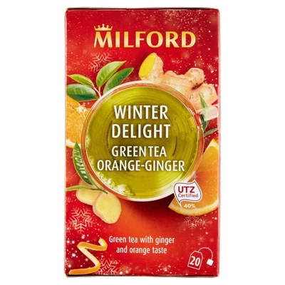 Milford winter delight zöld tea gyömbér-narancs 20x1,75g 35 g