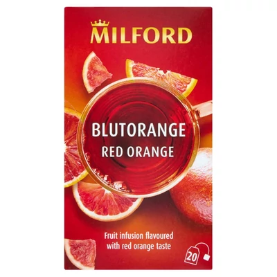 Milford vérnarancs ízű gyümölcstea 20x2,5g 50 g