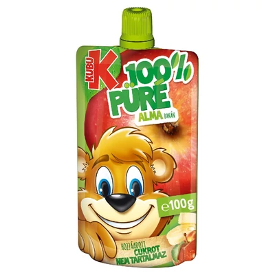 Kubu 100% alma-banán püré C-vitaminnal 100 g
