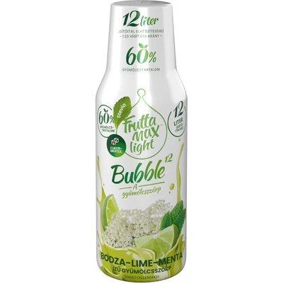 FRUTTA MAX GYUMOLCSSZORP LIGHT 60% 500.ML BODZA-LIME-MENTA (DRS)