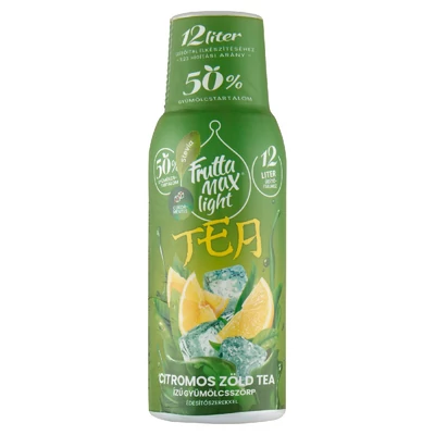 FRUTTA MAX GYUMOLCSSZORP LIGHT 50% 500.ML CITROMOS ZOLD TEA (DRS)