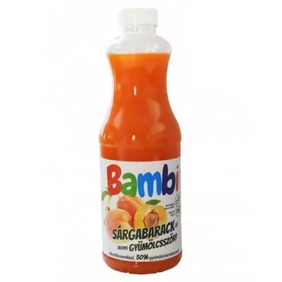 BAMBI GYUMOLCSSZORP 50% 1.L SARGABARACK (DRS)