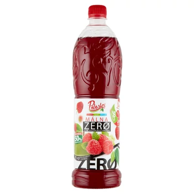 Pölöskei zero málna ízű vegyes gyümölcsszörp 1 l