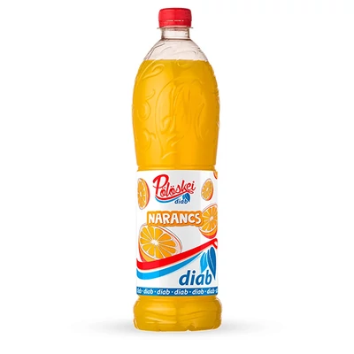 Pölöskei zero gyümölcsszörp narancs ízű 1 l