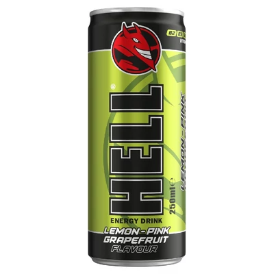 HELL ENERGIAITAL 250.ML LEMON-PINK-GRAPEFRUIT (DRS)