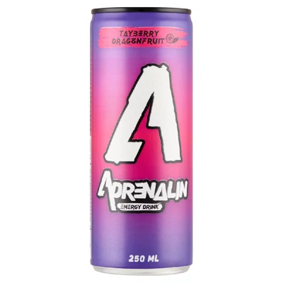 ADRENALIN ENERGY DRINK CAN 250.ML TAYBERRY-DRAGONFRUIT (DRS)