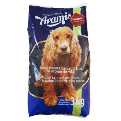 Aramis marha ízesítésű kutyatáp 3 kg
