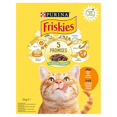Friskies csirkés száraz macskaeledel 1 kg