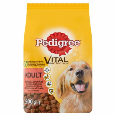 Pedigree Vital Protection teljes értékű eledel felnőtt kutyáknak marha- és baromfihússal 500 g