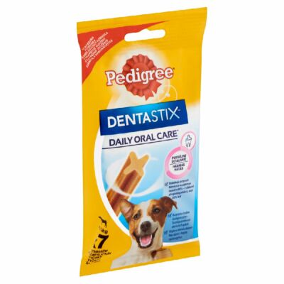Pedigree DentaStix kiegészítő állateledel 5-10 kg-os, 4 hónapnál idősebb kutyáknak 7 db 110 g