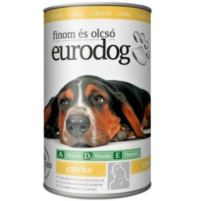 Eurodog csirkés kutyakonzerv 415 g