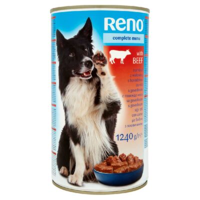 Reno teljes értékű állateledel felnőtt kutyák számára marhával 1240 g