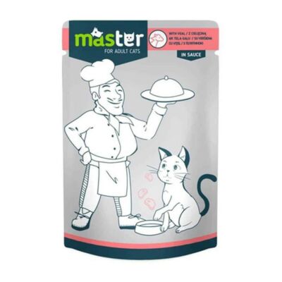 Master cat pouch borjú 80 g