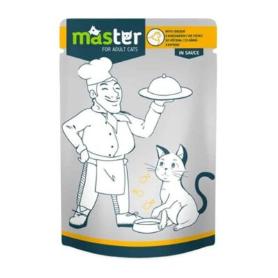 Master cat pouch csirke 80 g