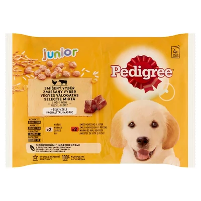 Pedigree akutasakos junior kutyaeledel 4*100 g