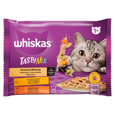 WHISKAS ALUTASAK 4*85.GR TASTY MIX CSIRKE-BARANY