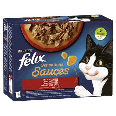 FELIX MACSKAELEDEL 12*85.GR SAUCES HAZIAS