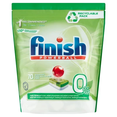 Finish Green 0% mosogatógép-tabletta 70 db