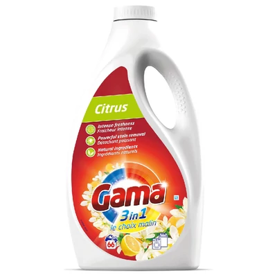 Gama mosógél citrus 3.l