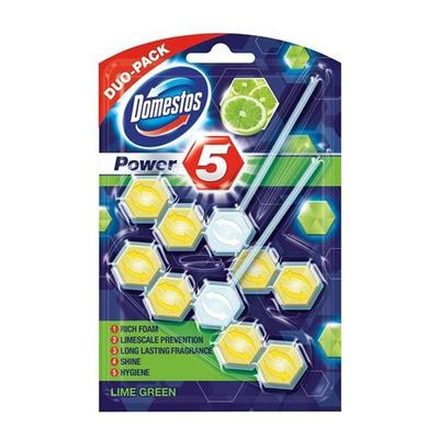 Domestos Power5 WC frissítő blokk lime 2x55 g