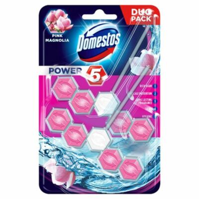 Domestos Power5 WC frissítő blokk pink magnolia 2x55 g