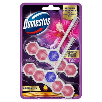 DOMESTOS POWER5 DUO PREMIUM WC-RUD 2*50.GR AROMA LUX HIBISCUS