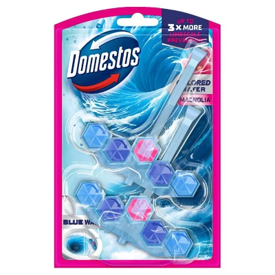 DOMESTOS POWER5 DUO PREMIUM WC-RUD 2*48.GR BLUE WATER MAGNOLIA