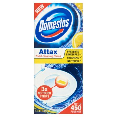 Domestos Attax öntapadós WC tisztító csík citrus 3x10 g