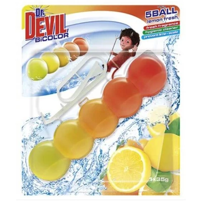 Dr. Devil Lemon Fresh BiColor 5Ball WC hinge 35 g