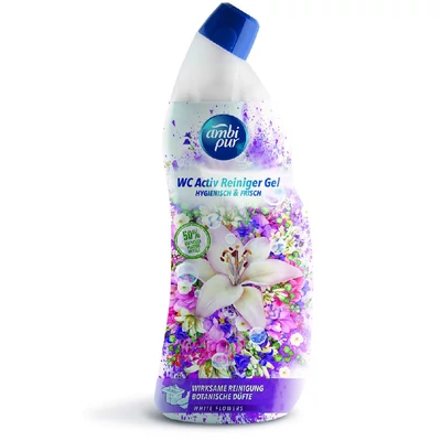 Ambipur wc gél white flowers 750.ml