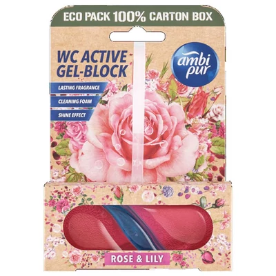 AMBIPUR AKTIV WG GEL BLOCK 45.GR ROSE AND LILY