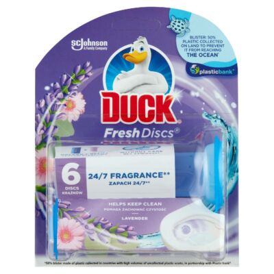 Duck Fresh Discs WC öblítő korong levendula 36 ml
