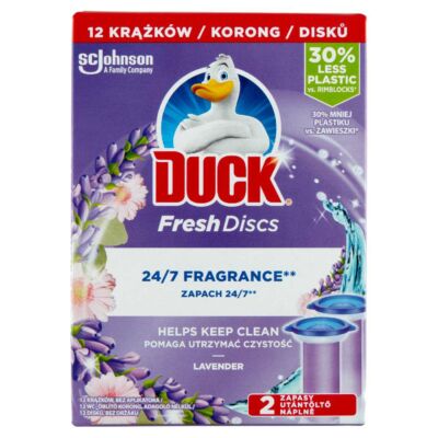 Duck Fresh Discs Levendula WC-öblítő Korong 72 ml