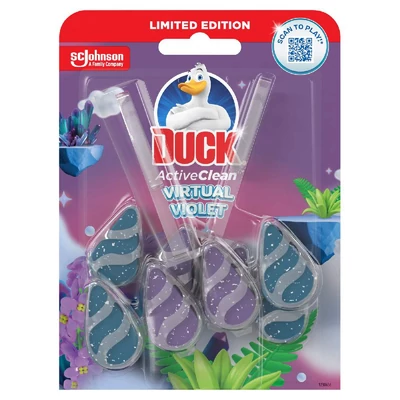 SC.DUCK ACTIV CLEAN DUO WC OBLITO RUD 2*38,6.GR VIRTUAL VIOLET