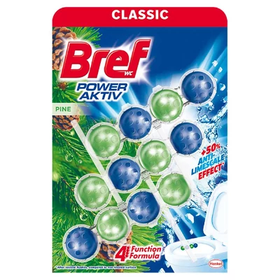Bref Power Aktív Mega WC frissítő pine 3x50 g
