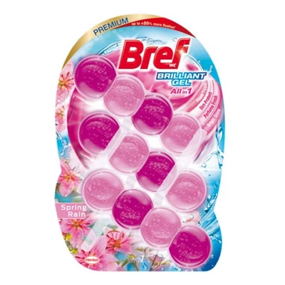 Bref Brilliant Gel Spring Rain WC frissítő 3 x 42 g