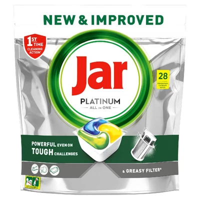 Jar mosogatógép tabletta plat lemon 140 db